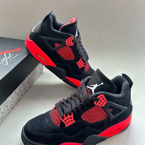 nike air jordan 4 retro red thunder